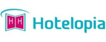 Hotelopia logo de marque des critiques et expériences des voyages