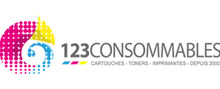 123 Consommables logo de marque des critiques du Shopping en ligne et produits des Bureau, fêtes & merchandising