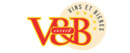 V and B logo de marque des produits alimentaires