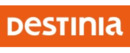 Destinia logo de marque des critiques et expériences des voyages