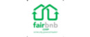 Fairbnb logo de marque des critiques et expériences des voyages