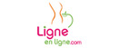 Ligne en Ligne logo de marque des produits alimentaires