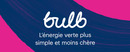 Bulb logo de marque des critiques de fourniseurs d'énergie, produits et services