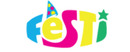 Festi logo de marque des critiques du Shopping en ligne et produits des Bureau, hobby, fête & marchandise