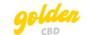 Golden CBD logo de marque des critiques des produits régime et santé