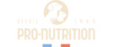 Pro-nutrition logo de marque des critiques des produits régime et santé