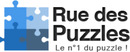 Rue des Puzzles logo de marque des critiques du Shopping en ligne et produits des Bureau, fêtes & merchandising