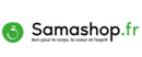 Samashop logo de marque des critiques du Shopping en ligne et produits des Bureau, fêtes & merchandising