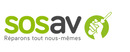 Sosav logo de marque des critiques des Services pour la maison