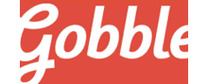 Gobble logo de marque des produits alimentaires