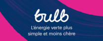 Bulb logo de marque des critiques de fourniseurs d'énergie, produits et services