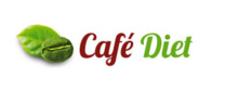 Cafe diet logo de marque des produits alimentaires