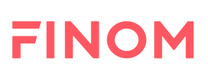 FINOM logo de marque descritiques des produits et services financiers