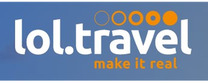 Lol.travel logo de marque des critiques et expériences des voyages
