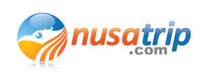 Nusatrips logo de marque des critiques et expériences des voyages