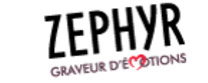 Zephyr logo de marque des critiques des Boutique de cadeaux