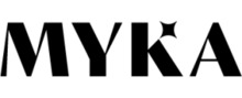 Myka logo de marque des critiques du Shopping en ligne et produits des Mode et Accessoires