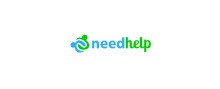 NeedHelp logo de marque des critiques des Services pour la maison