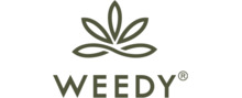 Weedy logo de marque des critiques des produits régime et santé