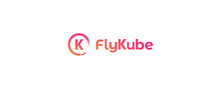 Flykube logo de marque des critiques et expériences des voyages