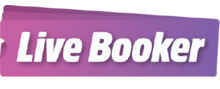 Live Booker logo de marque des critiques 