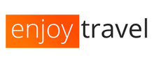 Enjoy Travel logo de marque des critiques et expériences des voyages