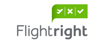 Flightright logo de marque des critiques des Services généraux