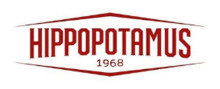 Hippopotamus logo de marque des produits alimentaires