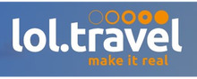 Lol.travel logo de marque des critiques et expériences des voyages