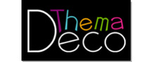 Thema Deco logo de marque des critiques du Shopping en ligne et produits des Bureau, fêtes & merchandising