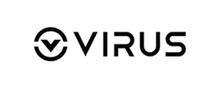 Virus logo de marque des critiques du Shopping en ligne et produits des Sports