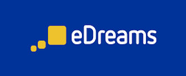 Edreams logo de marque des critiques et expériences des voyages