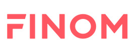 FINOM logo de marque descritiques des produits et services financiers