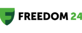 Freedom24 logo de marque descritiques des produits et services financiers