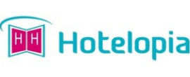 Hotelopia logo de marque des critiques et expériences des voyages