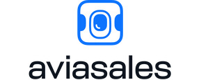 Aviasales logo de marque des critiques et expériences des voyages