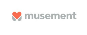 Musement logo de marque des critiques et expériences des voyages